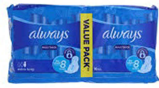 Picture of ALWAYS MAXITHICK EXTRA LONG 16PCS